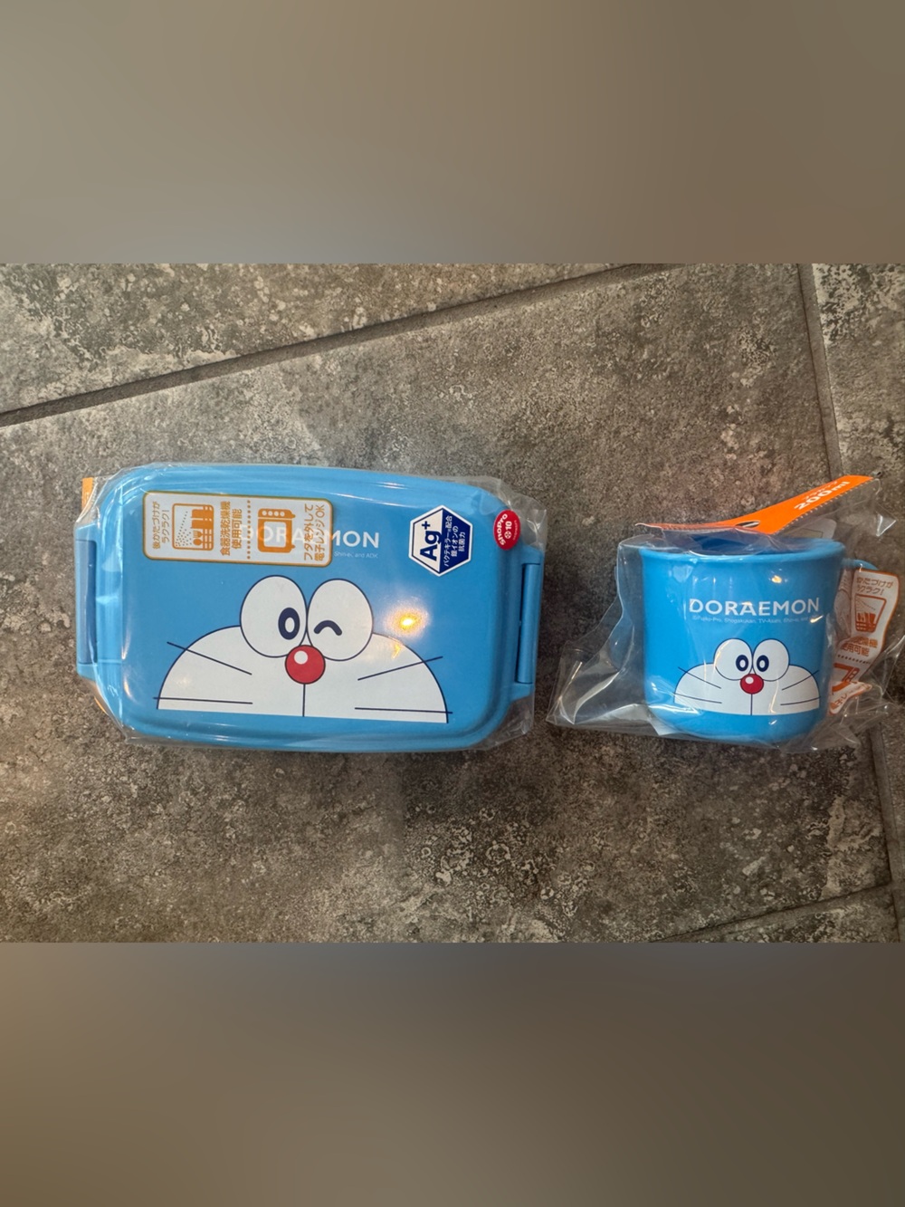 Doraemon lunch Bento box and cup brand new
